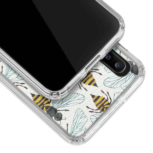 Cat Coq Honey Bee Galaxy A30 Clear Case