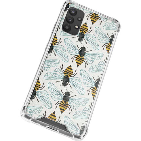 Cat Coq Honey Bee Galaxy A32 5G Clear Case