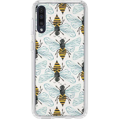 Cat Coq Honey Bee Galaxy A50 Clear Case