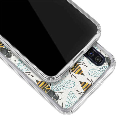 Cat Coq Honey Bee Galaxy A50 Clear Case
