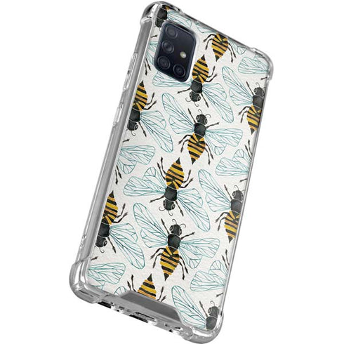 Cat Coq Honey Bee Galaxy A51 5G Clear Case
