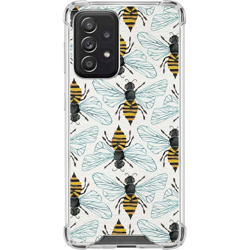Cat Coq Honey Bee Galaxy A52 5G Clear Case
