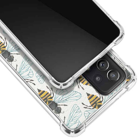 Cat Coq Honey Bee Galaxy A52 5G Clear Case