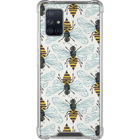Cat Coq Honey Bee Galaxy A71 5G Clear Case
