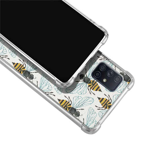 Cat Coq Honey Bee Galaxy A71 5G Clear Case