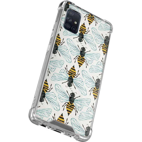 Cat Coq Honey Bee Galaxy A71 5G Clear Case