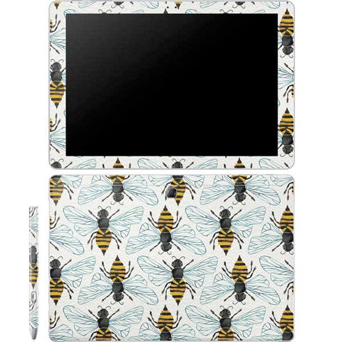 Cat Coq Honey Bee Galaxy Book 12in Skin