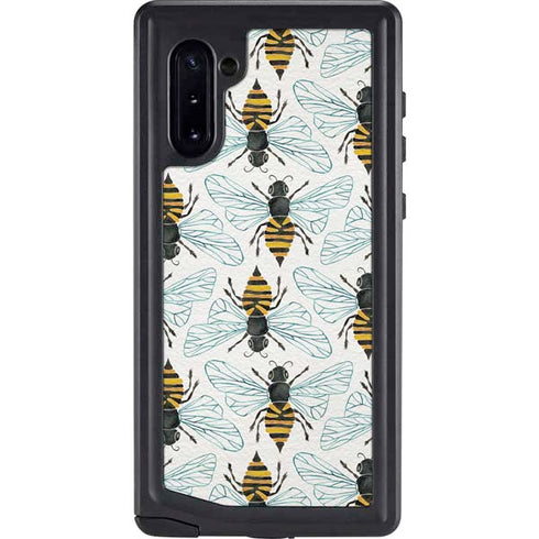 Cat Coq Honey Bee Galaxy Note 10 Waterproof Case