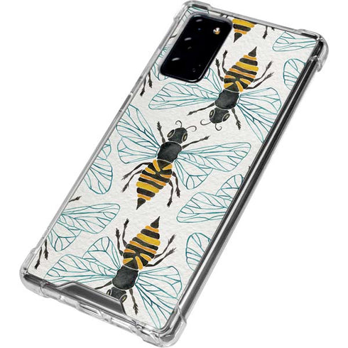 Cat Coq Honey Bee Galaxy Note20 5G Clear Case
