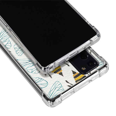 Cat Coq Honey Bee Galaxy Note20 5G Clear Case