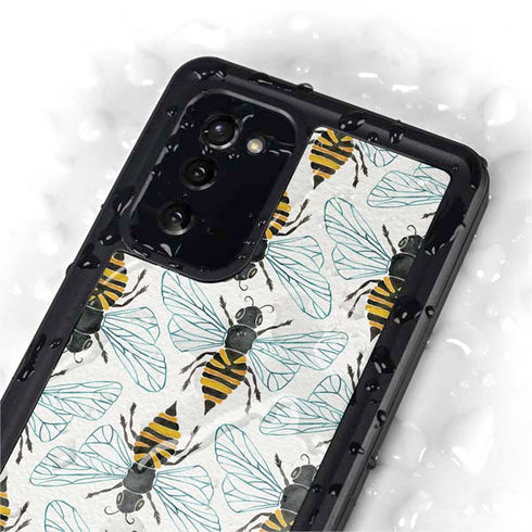 Cat Coq Honey Bee Galaxy Note20 5G Waterproof Case