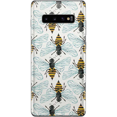 Cat Coq Honey Bee Galaxy S10 Plus Skin