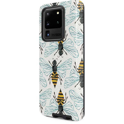 Cat Coq Honey Bee Galaxy S20 Ultra 5G Pro Case