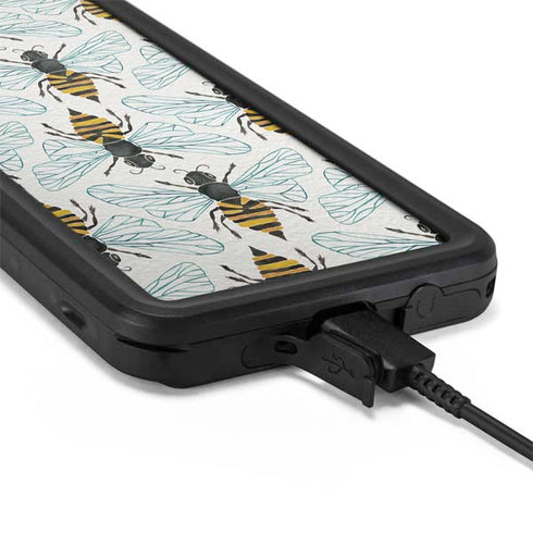 Cat Coq Honey Bee Galaxy S20 Waterproof Case