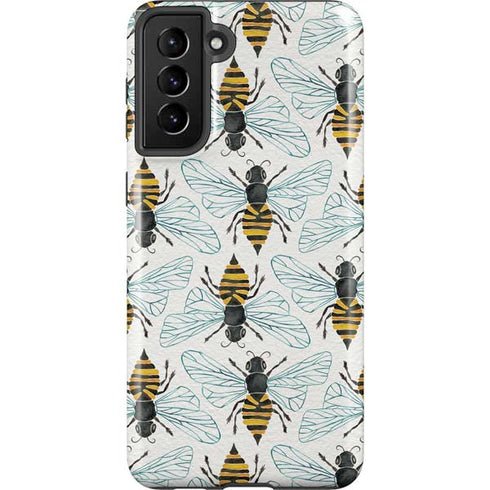Cat Coq Honey Bee Galaxy S21 FE Pro Case