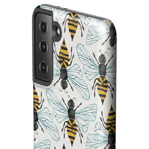 Cat Coq Honey Bee Galaxy S21 FE Pro Case