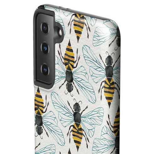 Cat Coq Honey Bee Galaxy S21 Plus 5G Pro Case