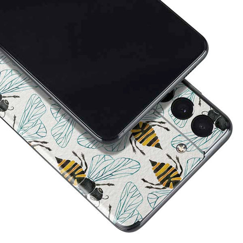 Cat Coq Honey Bee Galaxy S21 Plus 5G Skin