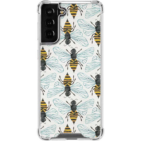 Cat Coq Honey Bee Galaxy S22 Plus Clear Case