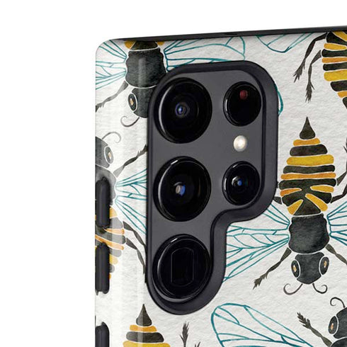 Cat Coq Honey Bee Galaxy S22 Ultra Pro Case
