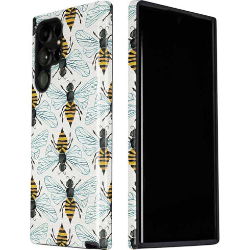 Cat Coq Honey Bee Galaxy S22 Ultra Pro Case