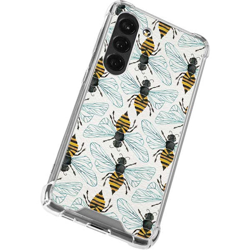 Cat Coq Honey Bee Galaxy S23 Clear Case