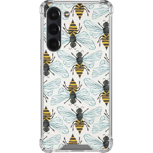Cat Coq Honey Bee Galaxy S23 Plus Clear Case