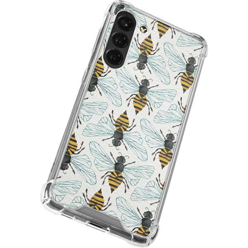 Cat Coq Honey Bee Galaxy S23 Plus Clear Case
