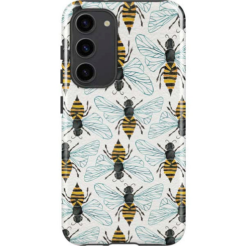 Cat Coq Honey Bee Galaxy S23 Plus Pro Case