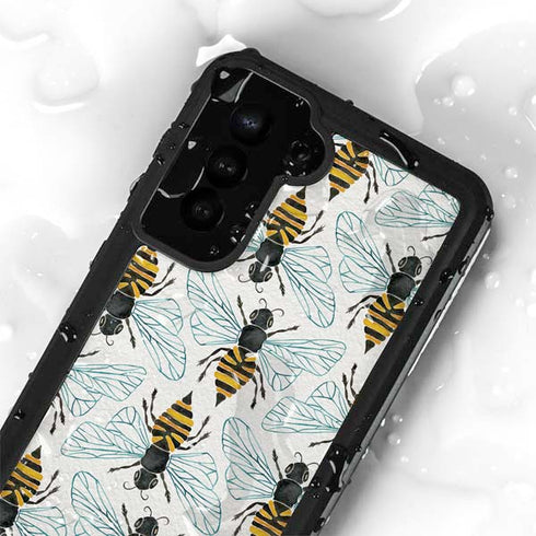 Cat Coq Honey Bee Galaxy S23 Plus Waterproof Case
