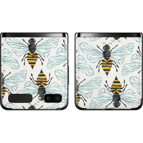 Cat Coq Honey Bee Galaxy Z Flip Skin