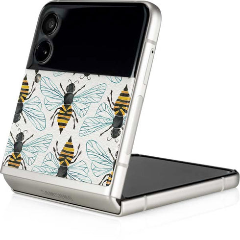 Cat Coq Honey Bee Galaxy Z Flip3 5G Skin