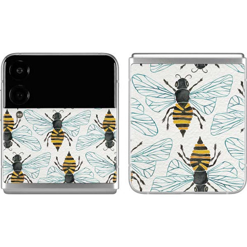 Cat Coq Honey Bee Galaxy Z Flip4 5G Skin