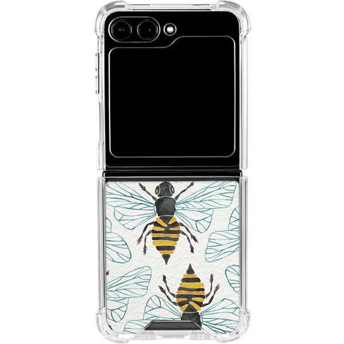 Honey Bee by Cat Coq Galaxy Z Flip5 5G Clear Case