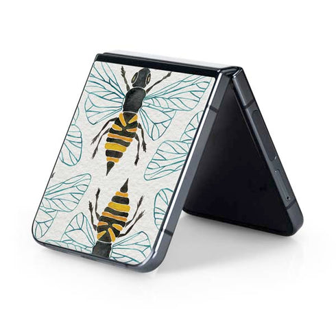 Honey Bee by Cat Coq Galaxy Z Flip5 5G Skin