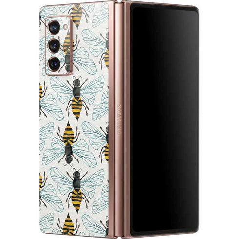 Cat Coq Honey Bee Galaxy Z Fold2 5G Skin