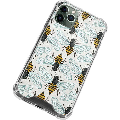 Honey Bee by Cat Coq iPhone 11 Pro Max Clear Case