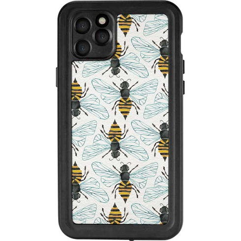 Cat Coq Honey Bee iPhone 11 Pro Max Waterproof Case