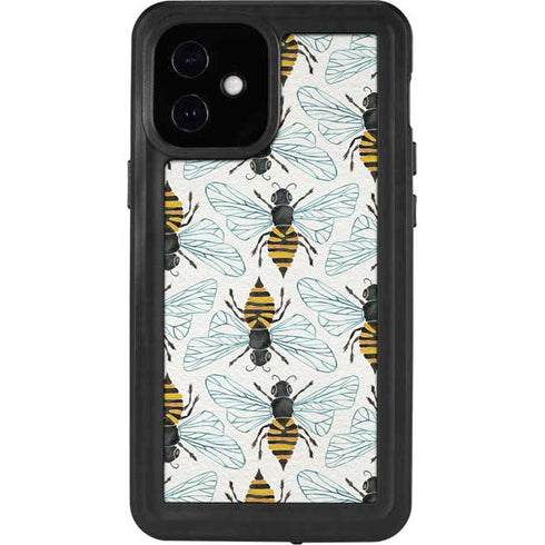 Cat Coq Honey Bee iPhone 12 Mini Waterproof Case