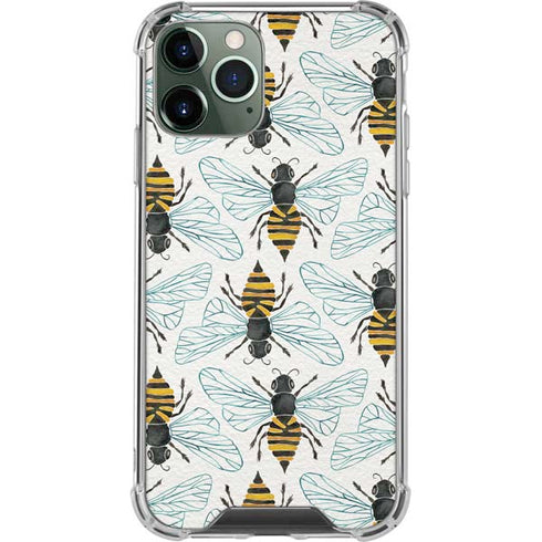 Cat Coq Honey Bee iPhone 12 Pro Clear Case