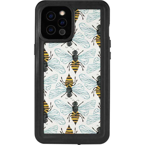 Cat Coq Honey Bee iPhone 12 Pro Max Waterproof Case