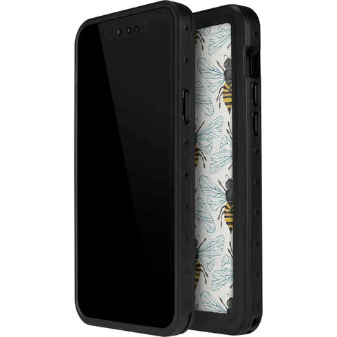Cat Coq Honey Bee iPhone 12 Pro Waterproof Case