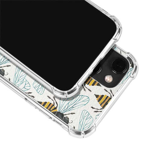 Cat Coq Honey Bee iPhone 13 Clear Case