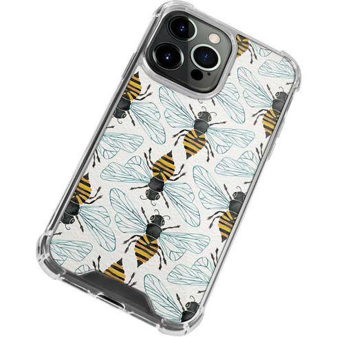 Cat Coq Honey Bee iPhone 13 Pro Clear Case