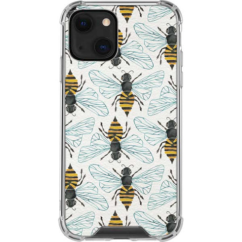 Cat Coq Honey Bee iPhone 14 Clear Case