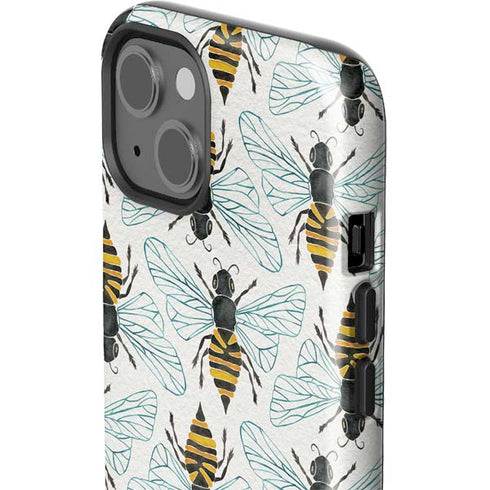 Cat Coq Honey Bee iPhone 14 Plus Impact Case