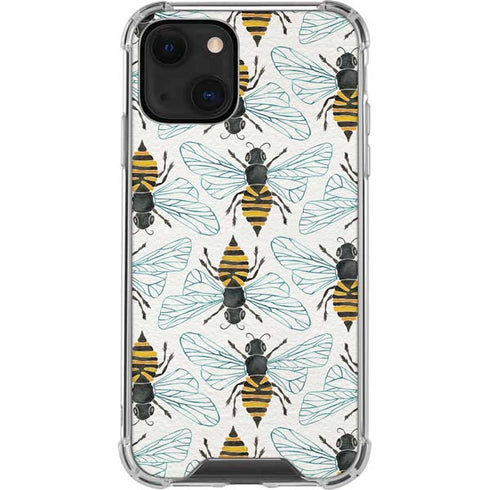 Cat Coq Honey Bee iPhone 14 Plus Clear Case