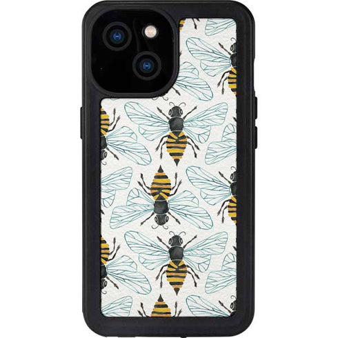 Honey Bee by Cat Coq iPhone 15 Waterproof Case