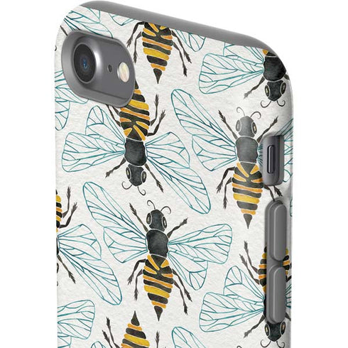 Cat Coq Honey Bee iPhone SE (2nd & 3rd Gen) Pro Case