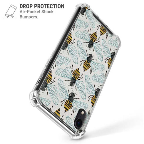 Honey Bee by Cat Coq iPhone XR Clear Case